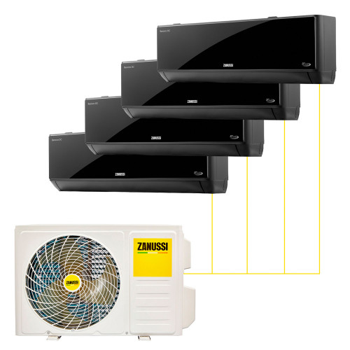Настенная мульти-сплит-система Zanussi Multi Combo ERP DC 2 Black на 4 комнаты