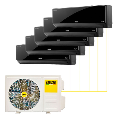 Настенная мульти-сплит-система Zanussi Multi Combo ERP DC 2 Black на 5 комнат